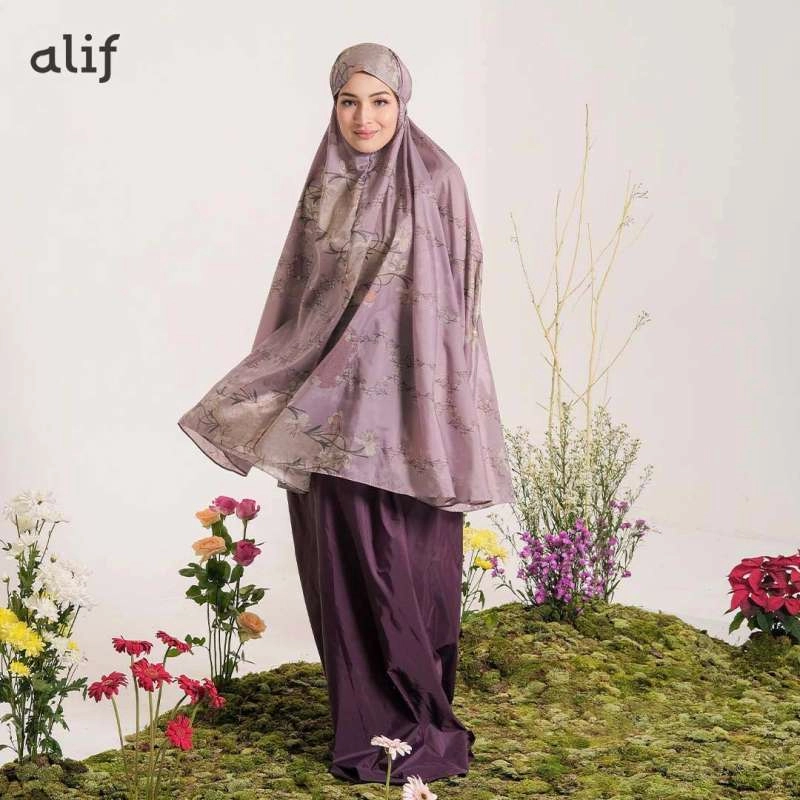 Product image ALF BY ALIF MUKENA MINI MOTIF PARASUT PREMIUM KOREA TRAVEL - PANSY IN SKIPPER BLUE ( MKN-218 ) all variant all variant